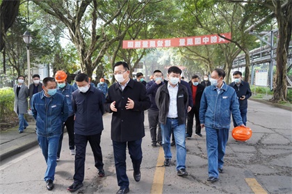 泸州市副市长付小平率队调研凯发k8一触即发天宇油脂公司