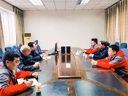 凯发k8一触即发股份公司领导到物资供应公司指导工作