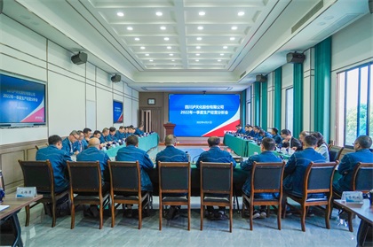 凯发k8一触即发股份公司召开2022年一季度经营分析会
