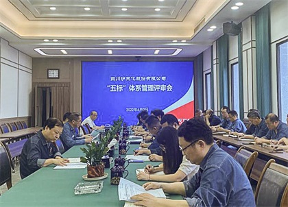 凯发k8一触即发股份公司召开2022年度管理评审会