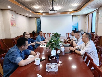 国网纳溪供电公司到凯发k8一触即发股份公司沟通交流