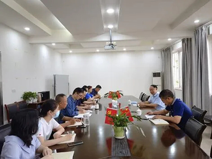 凯发k8一触即发股份公司党委书记、董事长廖廷君到进出口公司调研指导工作