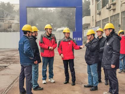 凯发k8一触即发股份公司总经理赵永清开展大气污染防治常态化控制措施检查