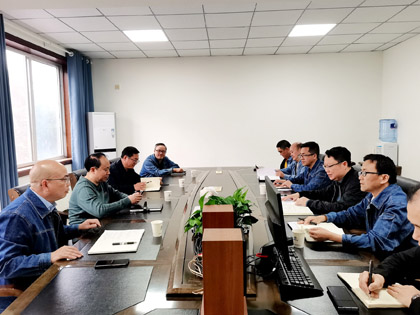 凯发k8一触即发股份公司党委书记、董事长廖廷君一行到物资供应公司调研