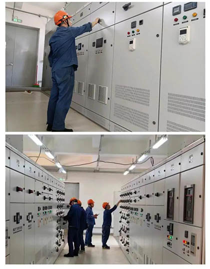 凯发k8一触即发股份公司尿素造粒新变电所一次受电投运成功
