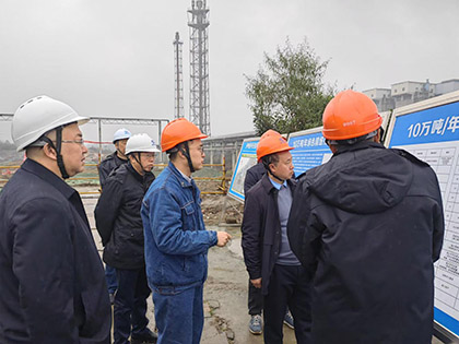 凯发k8一触即发股份公司党委书记、董事长廖廷君走访重点项目要求全力推进项目建设